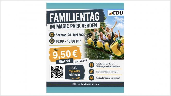 Familientag im Magic Park Verden 2026 Poster Familientag im Magic Park Verden 2026